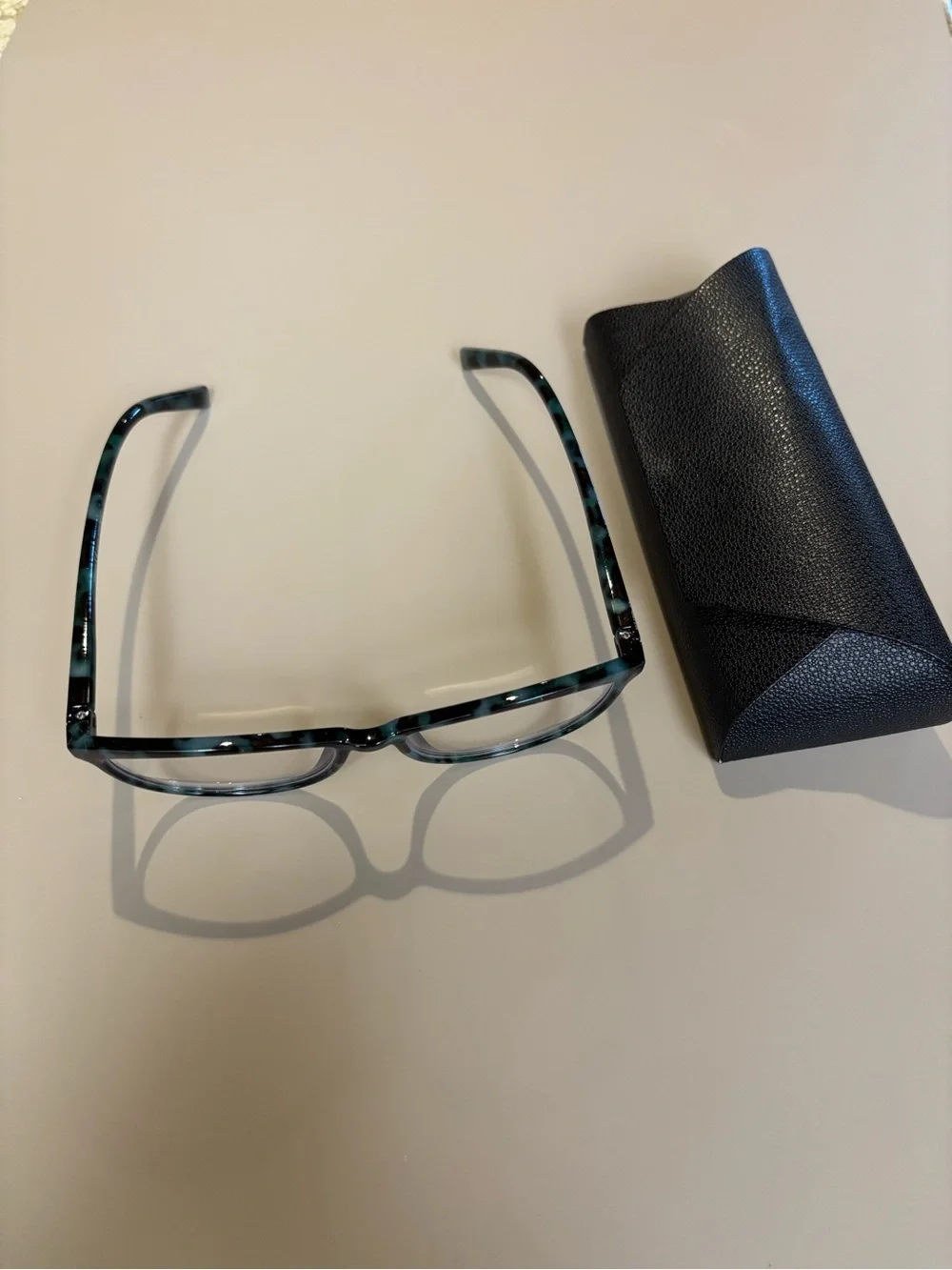 NWOT Peepers Blue Light Filtering Readers +0 Green Tortoise Bengal with Case